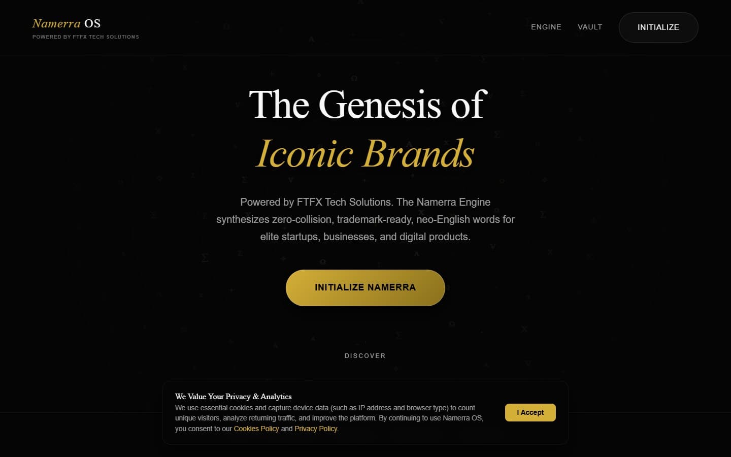 Namerra OS Luxury Branding Engine